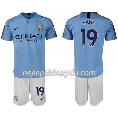 Fotbalový Dres Manchester City SANE 19 Dětské Domácí 2018/19
